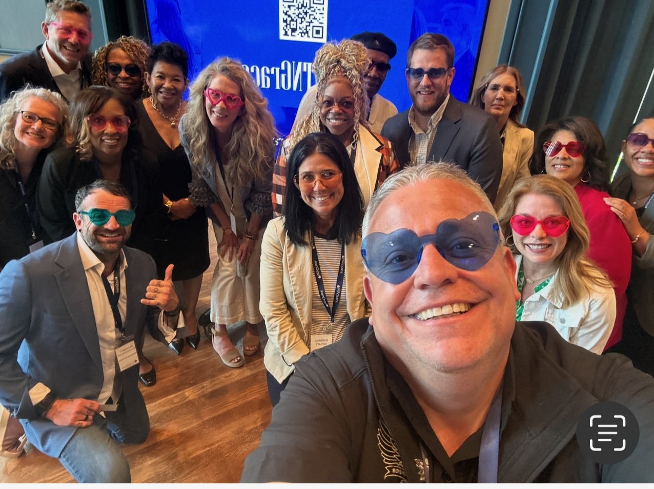 Conference team group selfie