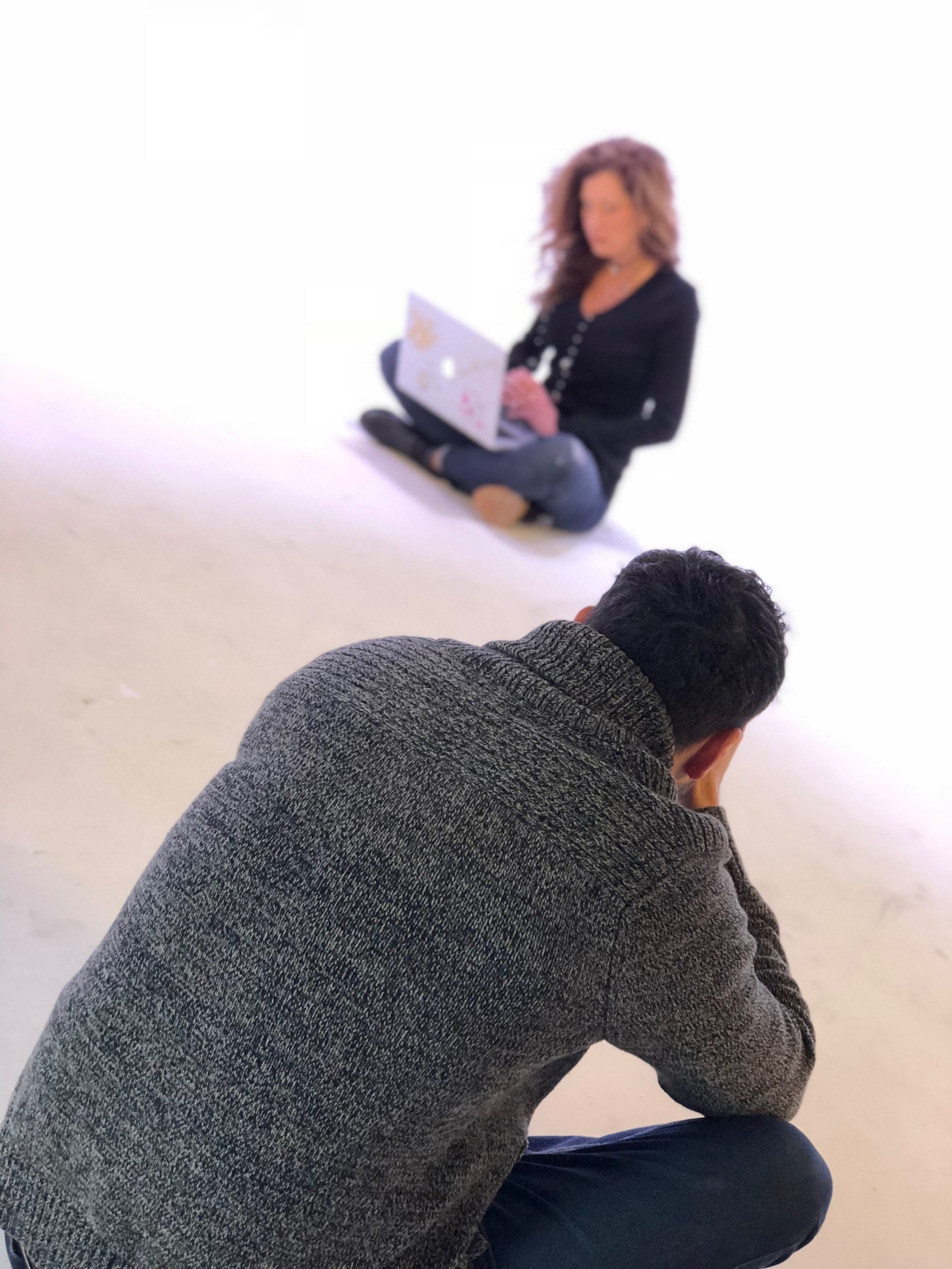 Behind the scenes of an LGM brand photo shoot