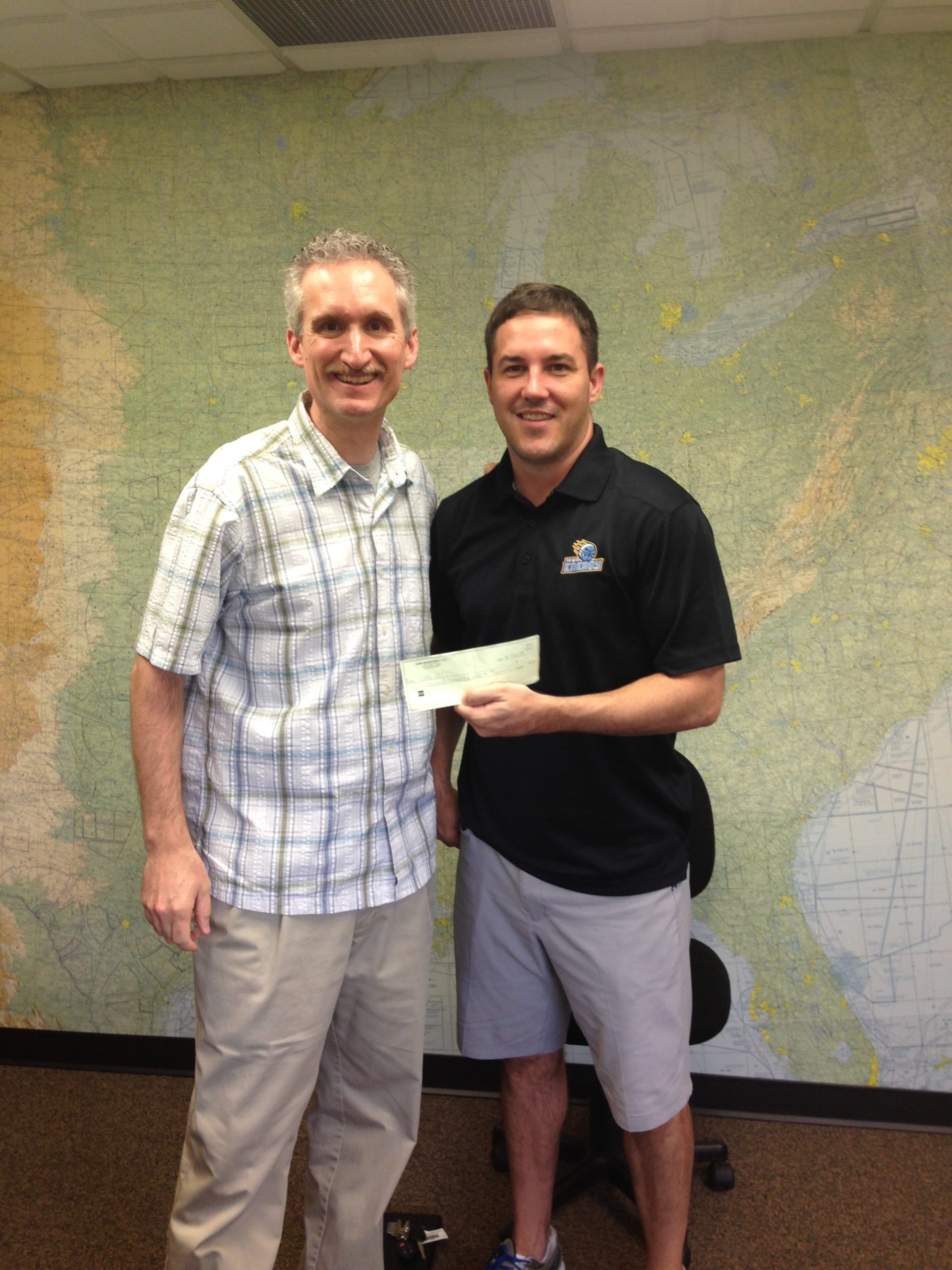Community partnership check presentation